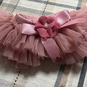 Handmade Newborn Dusty Rose Tutu For Photos  - NWOT